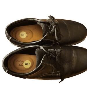 Clarks Lace Up Men's Size 9 Black Ultimate Comfort Bus Driver Work Shoe NWOT